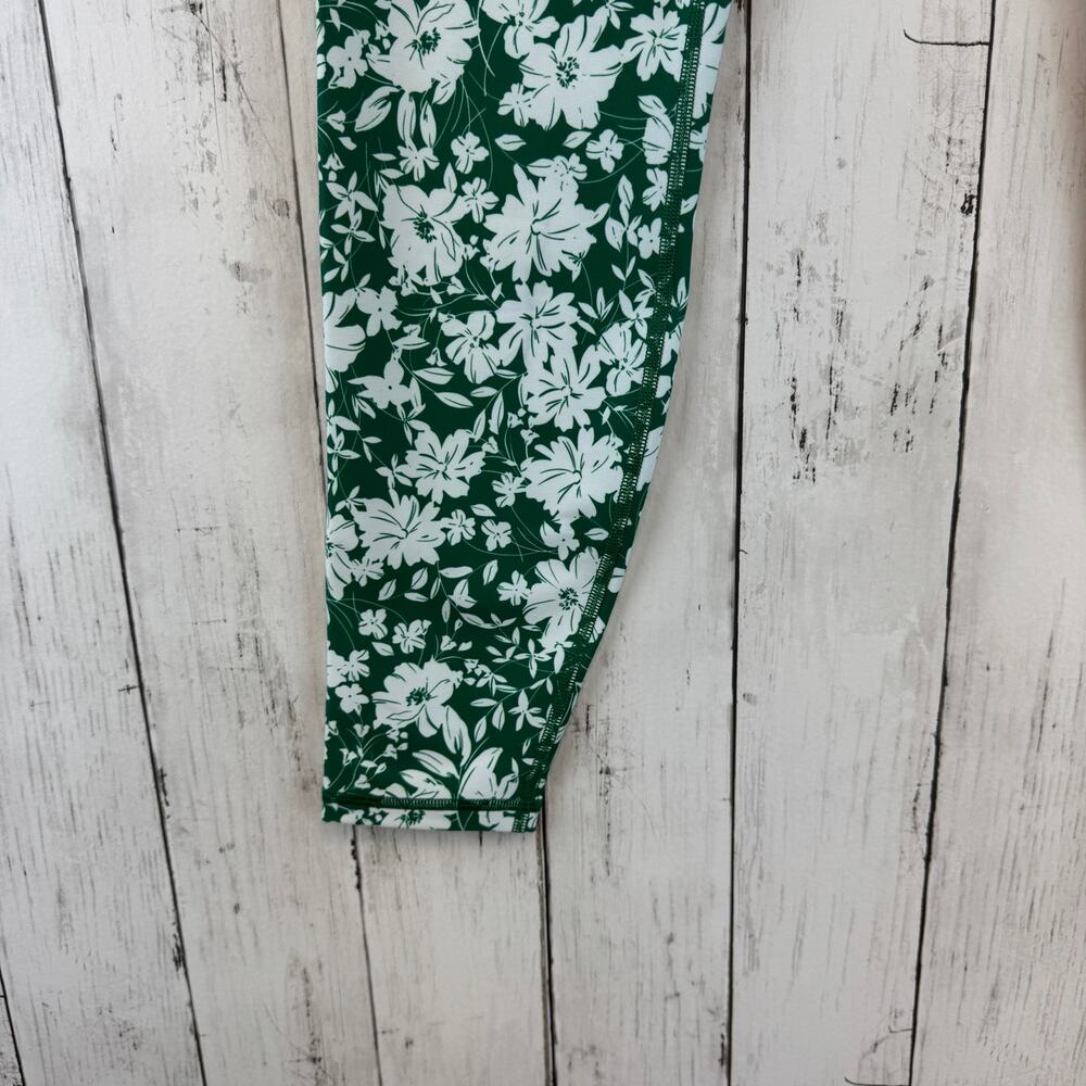 Spiritual Gangster Green Floral Verona Intent High Waisted Legging Size Medium - Picture 4 of 16